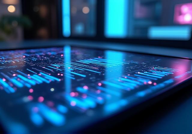 Futuristic AI Dashboard Interface